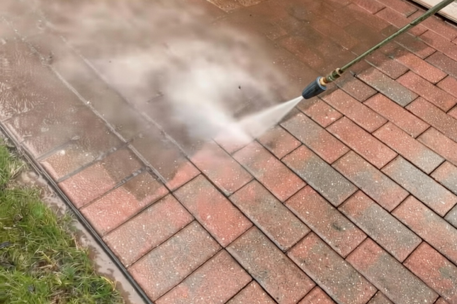 Pressure Washing Process